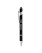 CORE365 Rubberized Aluminum Click Stylus Pen black DecoFront