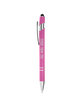 CORE365 Rubberized Aluminum Click Stylus Pen charity pink DecoSide