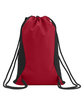CORE365 Drawstring Bag classic red ModelBack