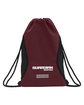 CORE365 Drawstring Bag burgundy DecoFront