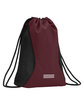 CORE365 Drawstring Bag burgundy ModelQrt