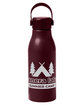 CORE365 22oz Recycled Aluminum Water Bottle burgundy DecoFront