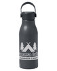 CORE365 22oz Recycled Aluminum Water Bottle carbon DecoFront