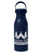 CORE365 22oz Recycled Aluminum Water Bottle classic navy DecoFront