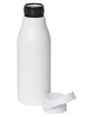 CORE365 22oz Recycled Aluminum Water Bottle white ModelQrt