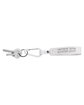 CORE365 Loop Keychain white DecoBack