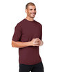 CORE365 Unisex Capital Performance T-Shirt burgundy ModelQrt