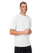 CORE365 Unisex Capital Performance T-Shirt white ModelQrt