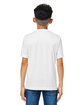 CORE365 Youth Capital Performance T-Shirt white ModelBack