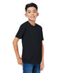 CORE365 Youth Capital Performance T-Shirt black ModelQrt