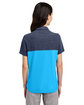 CORE365 Ladies' Fusion ChromaSoft Colorblock Polo elc bl/ cl nv ht ModelBack