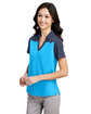 CORE365 Ladies' Fusion ChromaSoft Colorblock Polo elc bl/ cl nv ht ModelQrt