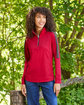 CORE365 Ladies' Market Snag Protect Mesh Colorblock Quarter-Zip  Lifestyle