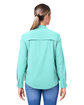 CORE365 Ladies' Ultra UVP Long-Sleeve Marina Shirt sea glass ModelBack