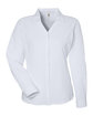 CORE365 Ladies' Ultra UVP Long-Sleeve Marina Shirt white OFFront