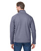 CORE365 Men's Venture Heathered Stripe Full-Zip clsc navy/ white ModelBack