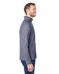 CORE365 Men's Venture Heathered Stripe Full-Zip clsc navy/ white ModelSide