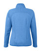 CORE365 Ladies' Venture Heathered Stripe Full-Zip true royal/white OFBack