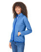 CORE365 Ladies' Venture Heathered Stripe Full-Zip true royal/white ModelQrt