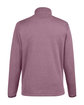 CORE365 Men's Venture Heathered Stripe Quarter-Zip burgundy/white OFBack