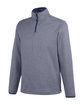 CORE365 Men's Venture Heathered Stripe Quarter-Zip clsc navy/ white OFQrt