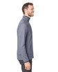 CORE365 Men's Venture Heathered Stripe Quarter-Zip clsc navy/ white ModelSide