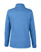 CORE365 Ladies' Venture Heathered Stripe Quarter-Zip true royal/white OFBack