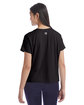 Champion Ladies' Relaxed Essential T-Shirt black ModelBack