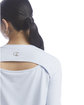 Champion Ladies' Cutout Long Sleeve T-Shirt collage blue FlatBack