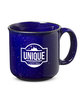 Prime Line 15oz Campfire Ceramic Mug cobalt blue DecoFront