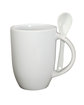 Prime Line 12oz Dapper Ceramic Mug With Spoon  