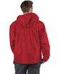 Champion Adult Packable Anorak Quarter-Zip Jacket scarlet ModelBack