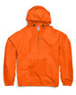 Champion Adult Packable Anorak Quarter-Zip Jacket orange FlatFront