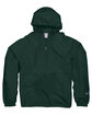 Champion Adult Packable Anorak Quarter-Zip Jacket dark green FlatFront