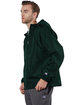 Champion Adult Packable Anorak Quarter-Zip Jacket dark green ModelSide