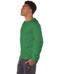 Champion Adult Long-Sleeve Ringspun T-Shirt kelly green ModelSide