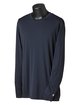 Champion Adult Double Dry Long-Sleeve Interlock T-Shirt navy OFFront