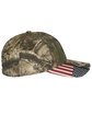 Outdoor Cap Canvas Camo Flag Accent Cap realtree apx/ am ModelSide