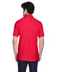 Devon & Jones Men's Pima Piqu Short-Sleeve Polo red ModelBack