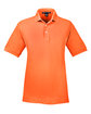 Devon & Jones Men's Pima Piqu Short-Sleeve Polo deep orange OFFront
