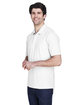 Devon & Jones Men's Pima Piqu Short-Sleeve Polo white ModelQrt