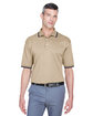 Devon & Jones Men's Tipped Perfect Pima Interlock Polo  