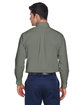 Devon & Jones Men's Crown Collection Solid Broadcloth Woven Shirt dill ModelBack