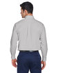 Devon & Jones Men's Crown Collection Solid Broadcloth Woven Shirt silver ModelBack