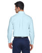 Devon & Jones Men's Crown Collection Solid Broadcloth Woven Shirt crystal blue ModelBack