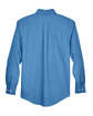 Devon & Jones Men's Crown Collection Solid Broadcloth Woven Shirt french blue FlatBack