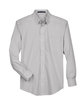 Devon & Jones Men's Crown Collection Solid Broadcloth Woven Shirt silver FlatFront