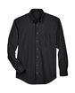 Devon & Jones Men's Crown Collection Solid Broadcloth Woven Shirt black FlatFront