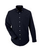 Devon & Jones Men's Crown Collection Solid Broadcloth Woven Shirt navy OFFront