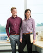 Devon & Jones Men's Crown Collection Solid Broadcloth Woven Shirt  Lifestyle